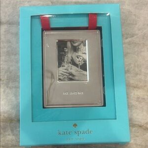 Kate Spade Lenox Silver Frame Mr. And Mr.